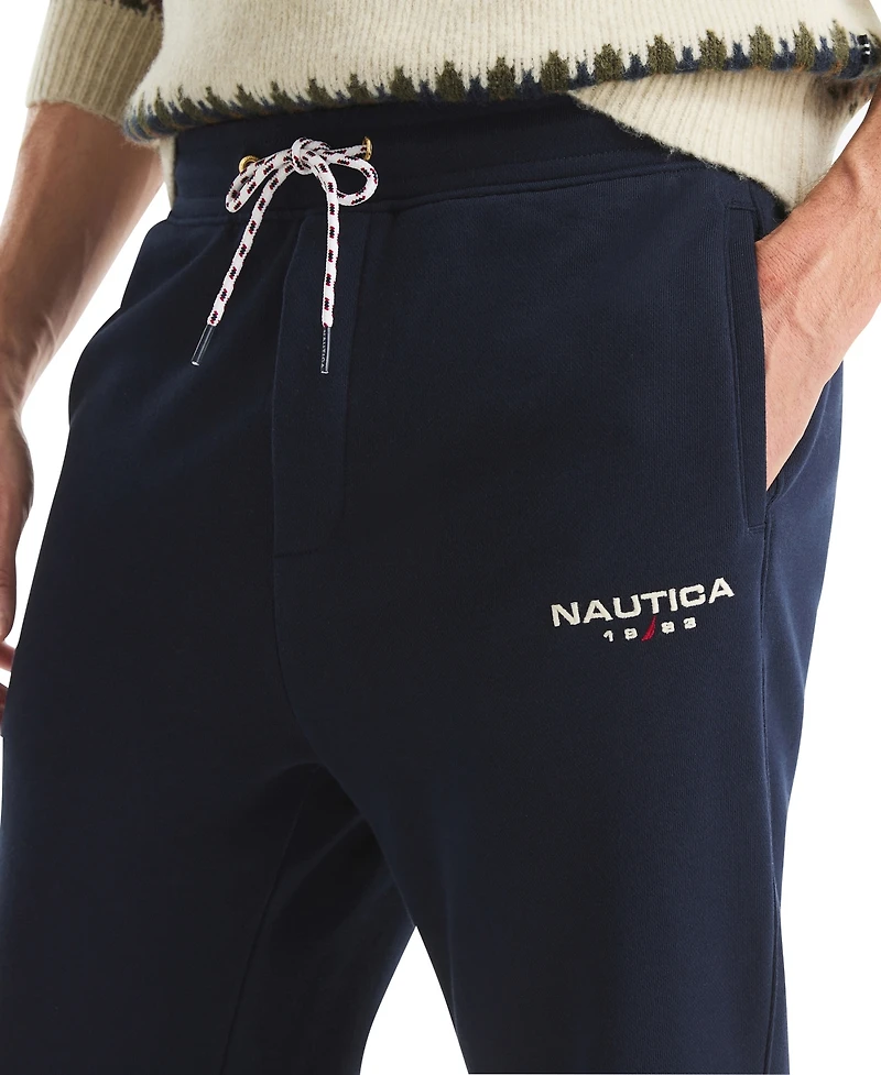 Nautica Men's Brushed Classic Fit Jogger Pants