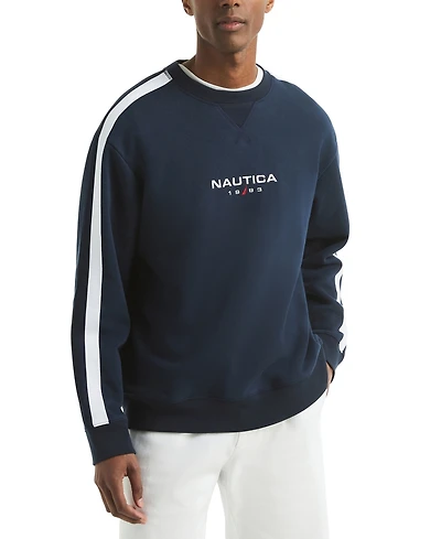 Nautica Men's Graphic Logo Crewneck Sweatshirt