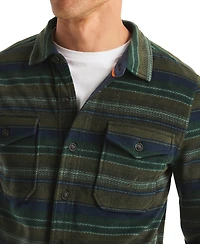 Nautica Men's Printed Polar Long Sleeve Shirt