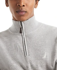 Nautica Men's Ribbed Collar Sweater