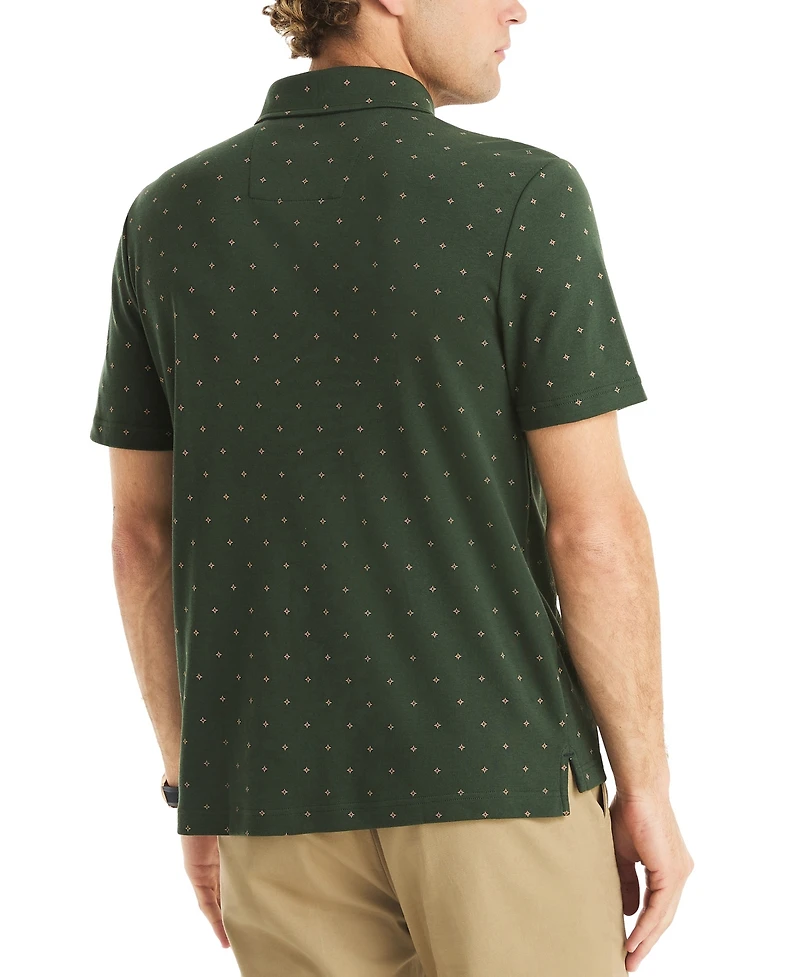 Nautica Men's Printed Compass Polo Shirt