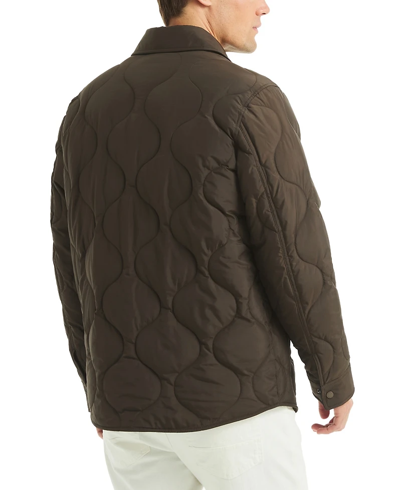 Nautica Men's Trail Quilted Shirt Jacket