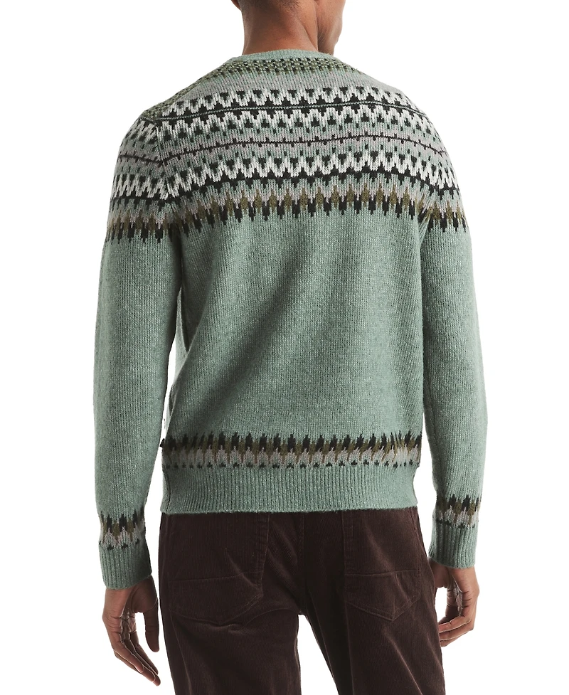 Nautica Men's Fair Isle Patterned Sweater