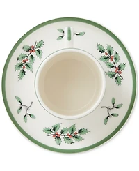 Spode Christmas Tree Espresso Cup & Saucers, Service for 4