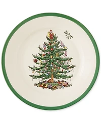Spode Christmas Tree Salad Plates, Set of 4