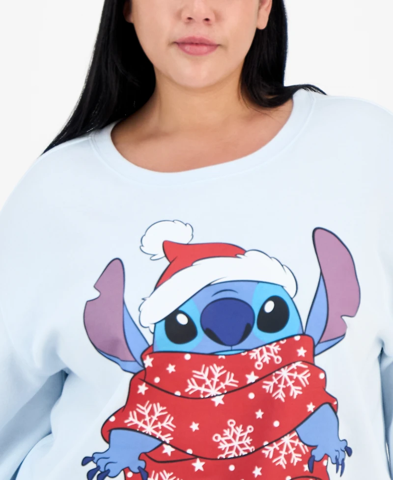 Disney Trendy Plus Stitch Holiday Crewneck Sweatshirt