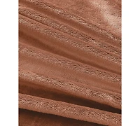 Chalet Decor Velvety Soft Plush Blanket, Twin