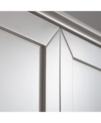 Vanirror 23x29" Bathroom Wall Cabinet with Mirror Doors - Wooden Medicine Cabinet with Adjustable Shelves & Paper Towel Slot
