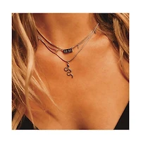 14K Gold-Plated 11:11 Pendant Necklace, 16" + 2" extender