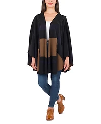 Patricia Nash Striped Hooded Cape