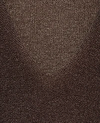 Mango Women's V-Neck Lurex Sweater