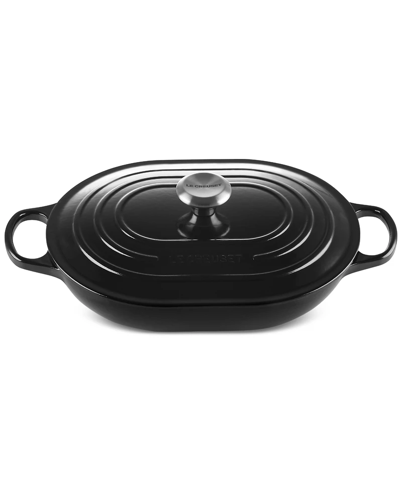 Le Creuset Enameled Cast Iron Signature 3.75-Quart Oblong Dutch Oven With Lid