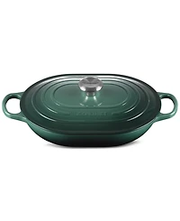 Le Creuset Enameled Cast Iron Signature 3.75-Quart Oblong Dutch Oven With Lid
