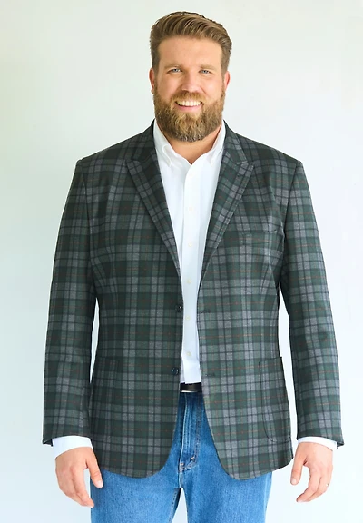 KingSize Men's Big & Tall Ultra Comfort Stretch Blazer