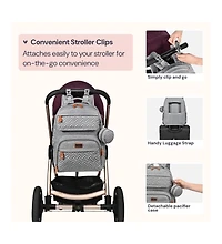 BabbleRoo Kids Diaper Bag Backpack Multifunctional Bag Travel Ready Diaper Bag with Extras Pink