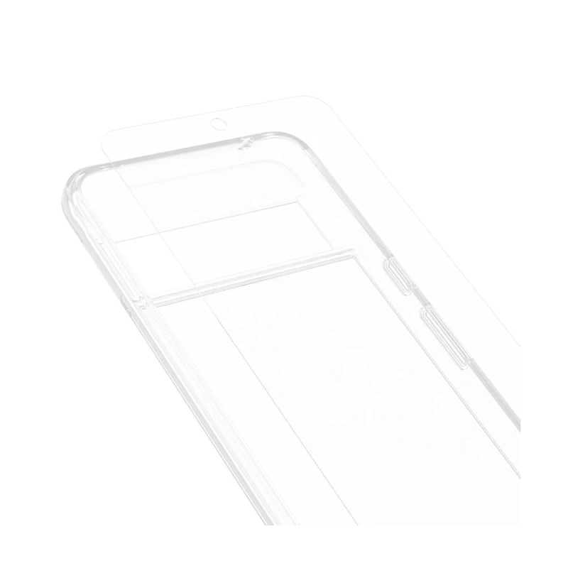 Case-Mate Protection Pack Tough Case and Glass Screen Protector for Google Pixel 8 Pro-Clear