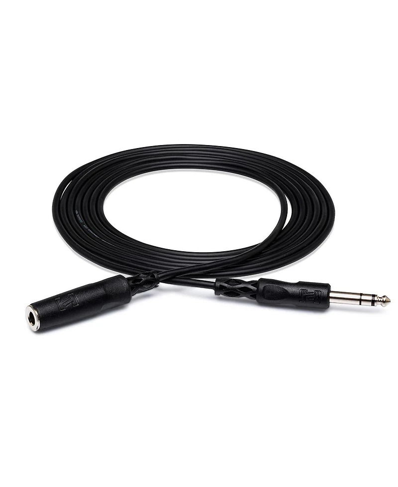 Hosa Technology Stereo 1/4" Female Phone to 1/4" Male Phone Trs Headphone Extension Cable, 10'