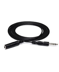 Hosa Technology Stereo 1/4" Female Phone to 1/4" Male Phone Trs Headphone Extension Cable, 10'