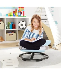 Costway Kids Sensory Swivel Chair with Non-Slip Metal Base for Autistic Indoor Outdoor