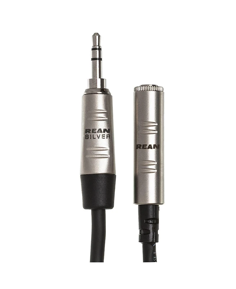 Hosa Technology 5' Rean 3.5mm Trs Male to 3.5mm Trs Female Pro Headphones Extension Cable