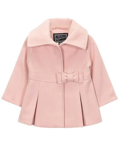 S Rothschild & Co Baby Girls Waist Bow Coat
