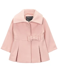 S Rothschild & Co Baby Girls Waist Bow Coat