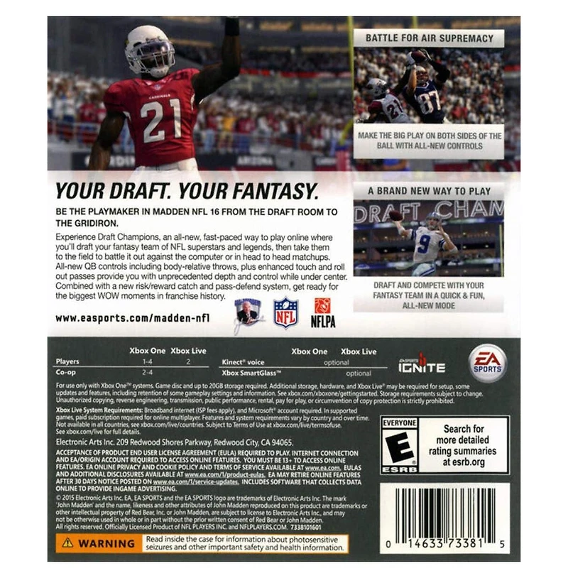 Electronic Arts Madden Nfl 16 - Xbox One