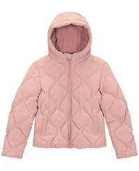 Sam Edelman Big Girls Velvet Touch Onion Quilted Jacket