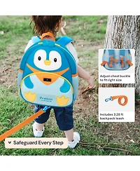 BabbleRoo Toddler Backpack for Boys and Girls Cooper the Cat with Leash
