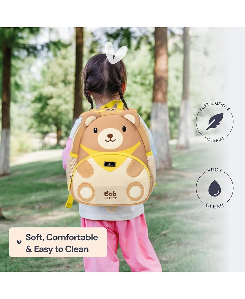 BabbleRoo Toddler Backpack for Boys and Girls Cooper the Cat with Leash
