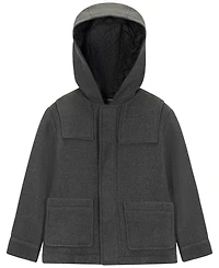 S Rothschild & Co Big Boys Faux Wool Hooded Jacket