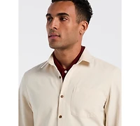 Original Penguin Men's Long Sleeve Garment Dyed Solid Shirt