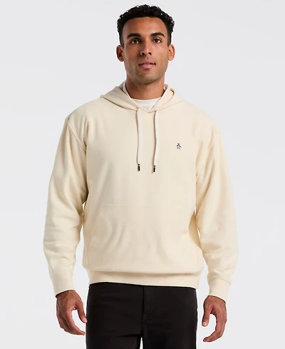 Original Penguin Men's Knit Twill Long Sleeve Hoodie