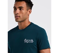 Original Penguin Men's Graphic Poker Scene Short Sleeve Jersey T-Shirt