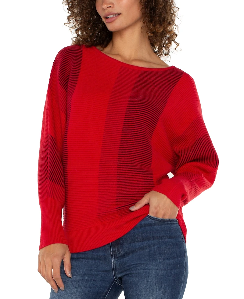 Liverpool Los Angeles Petite Boat Neck Dolmen Sweater