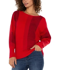 Liverpool Los Angeles Petite Boat Neck Dolmen Sweater