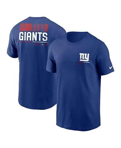 Nike Men's Royal New York Giants Team Incline T-Shirt