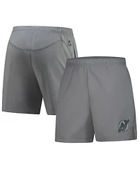 Fanatics Men's Gray New Jersey Devils Authentic Pro Performance Shorts