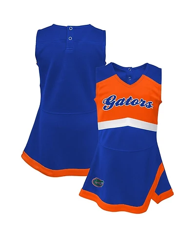 Outerstuff Big Girls Royal Florida Gators Cheer Captain Jumper Dress
