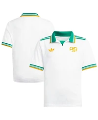 Adidas Big Boys and Girls White As Roma 2025/26 Third Replica Jersey