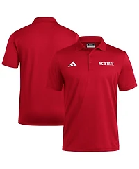 Adidas Men's Red Nc State Wolfpack Ultimate 365 Ottoman Polo Shirt