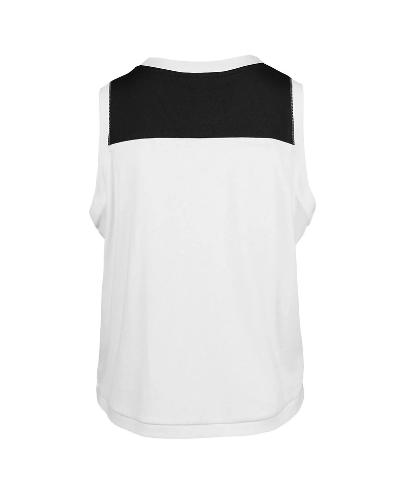'47 Brand Women's White San Francisco Giants Premier Zoey Waist Length Tank Top