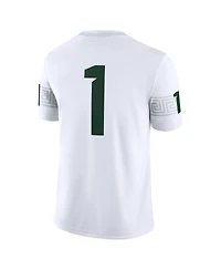 Nike Men's 1 White Michigan State Spartans Game Jersey