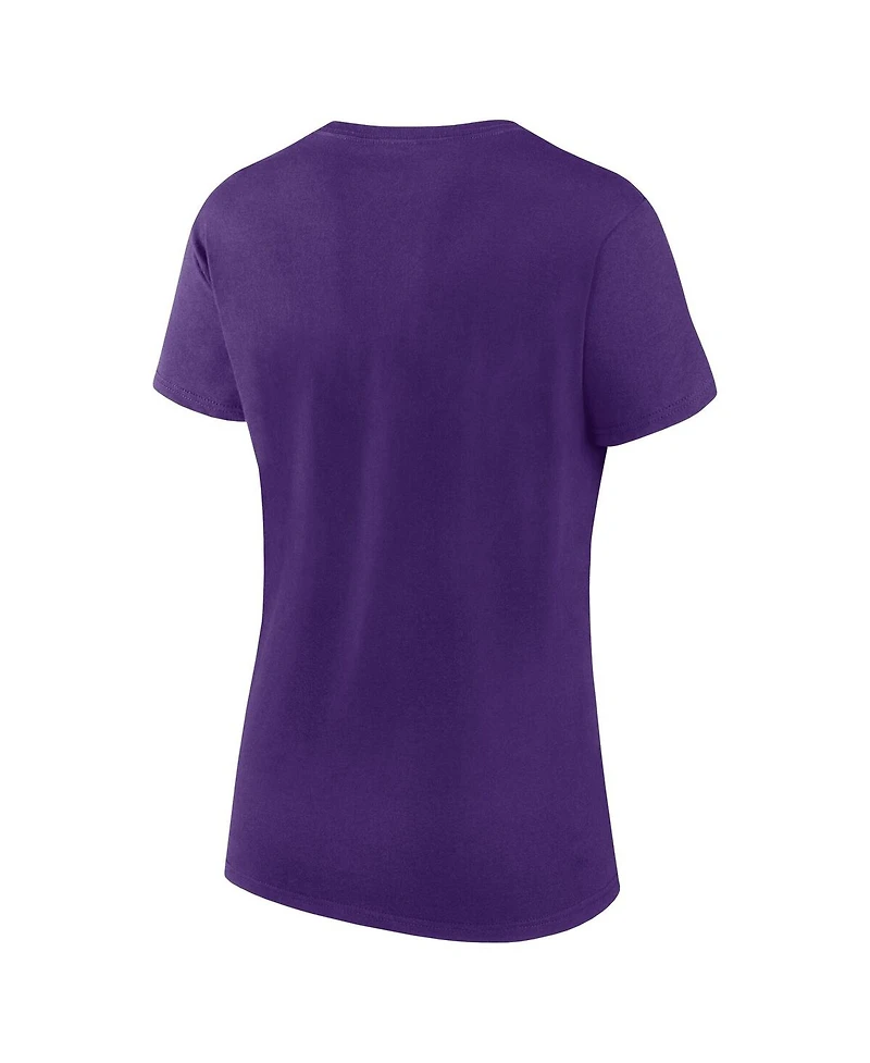 Logo Athletic Women's Purple Minnesota Vikings Lean T-Shirt