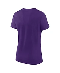 Logo Athletic Women's Purple Minnesota Vikings Lean T-Shirt