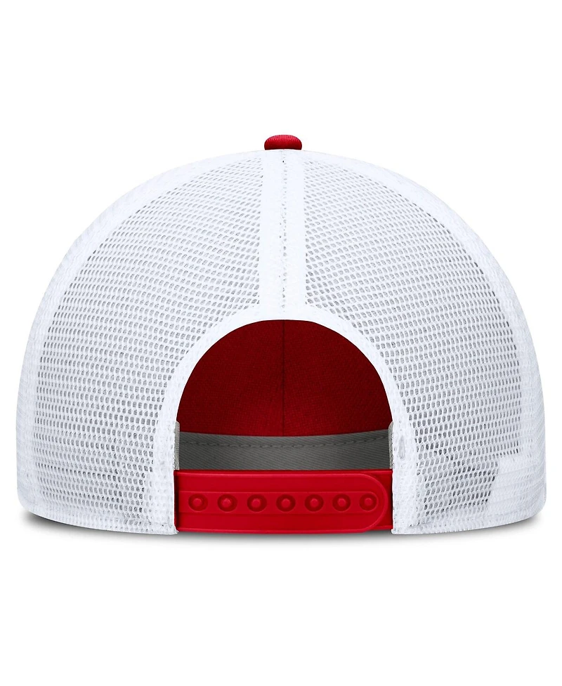 Nike Men's Red/White Georgia Bulldogs 2025 On-Field Rise Engineered Trucker Adjustable Hat