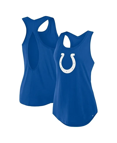 Fanatics Women's Royal Indianapolis Colts Iron Fan Tank Top