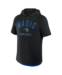 Fanatics Men's Black Orlando Magic Pass Legend Raglan Hoodie T-Shirt