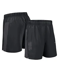 Nike Men's Black Carolina Panthers Woven Victory Performance Shorts