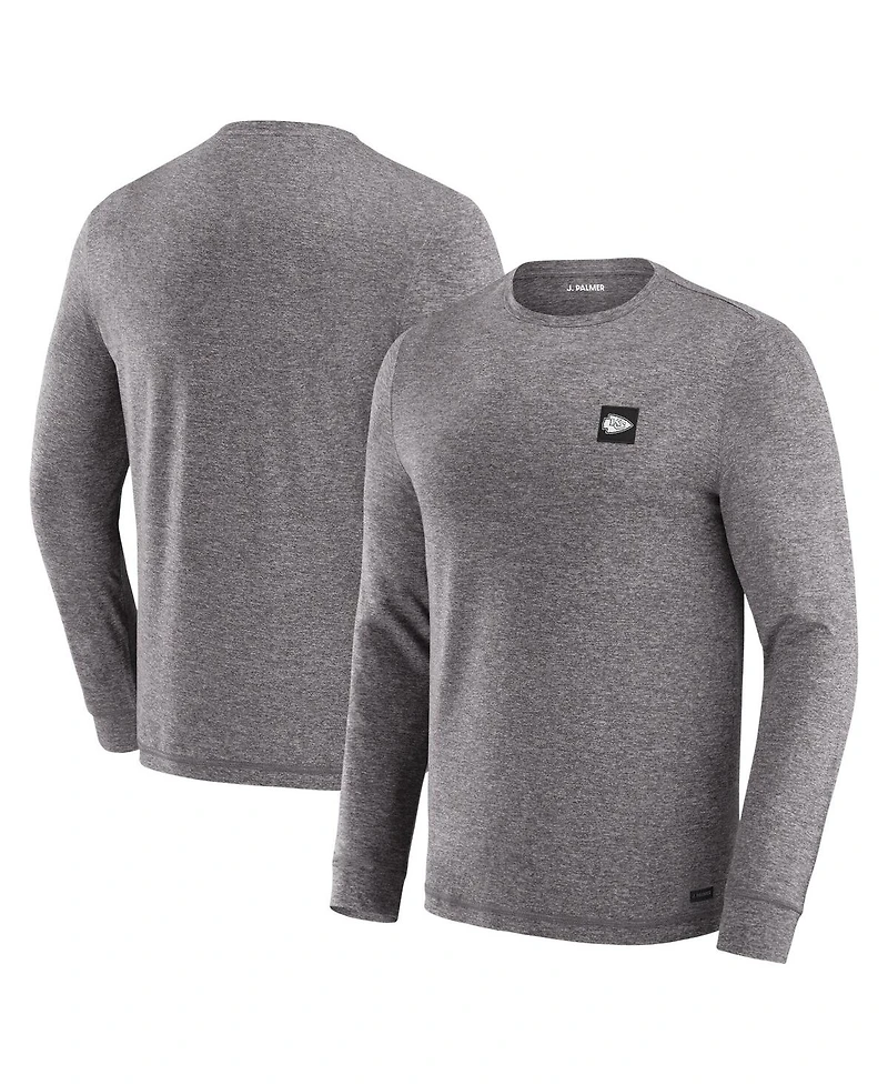 J. Palmer Men's Black Kansas City Chiefs Four Down Long Sleeve T-Shirt